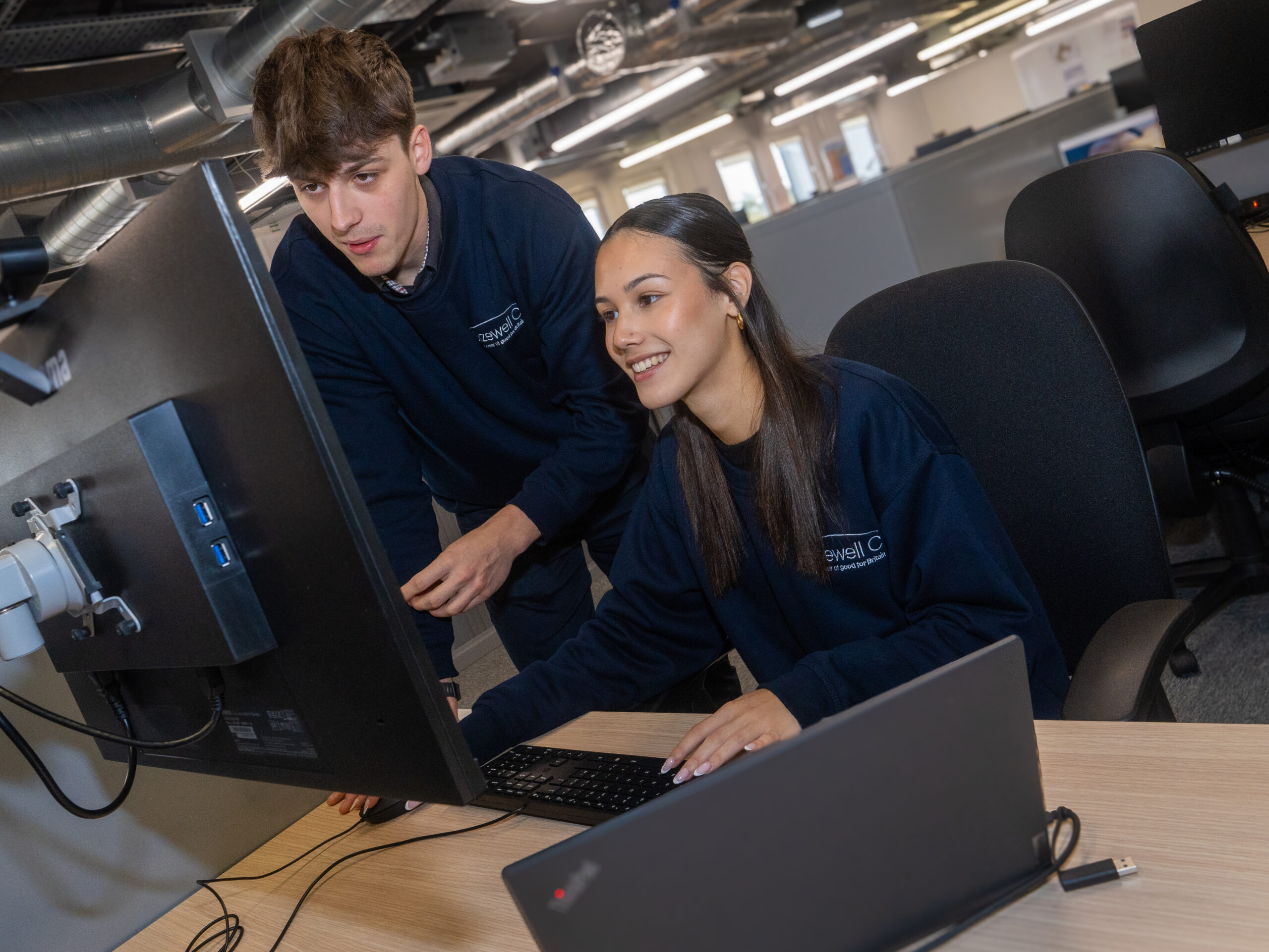 Apprentices Joe and Tabitha 31-10-24-18